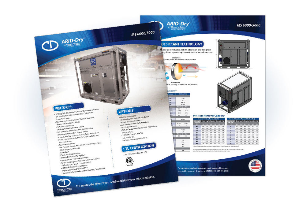 ARID-Dry MS 6000/5000 SPEC SHEET